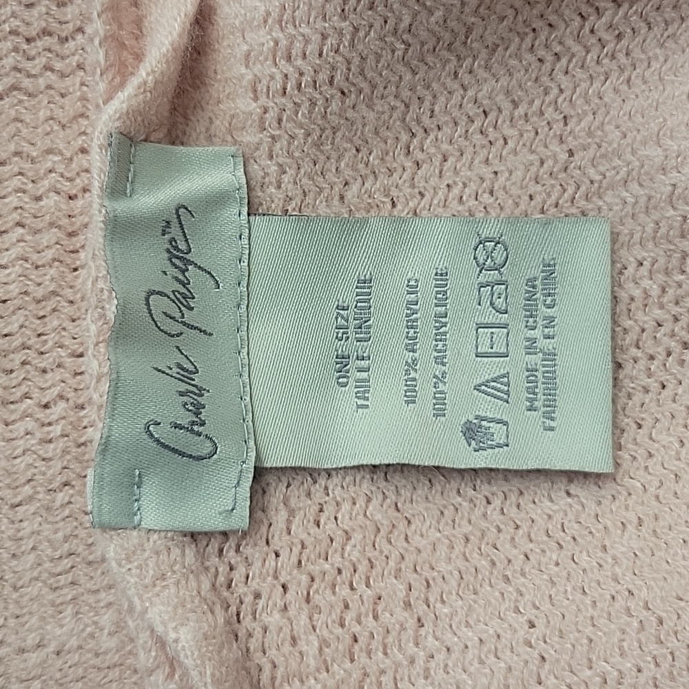 Pink poncho with ruffles - Picture 5 of 5